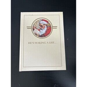 Christmas Card Address book Vintage W/Norman Rockwell Art Cover